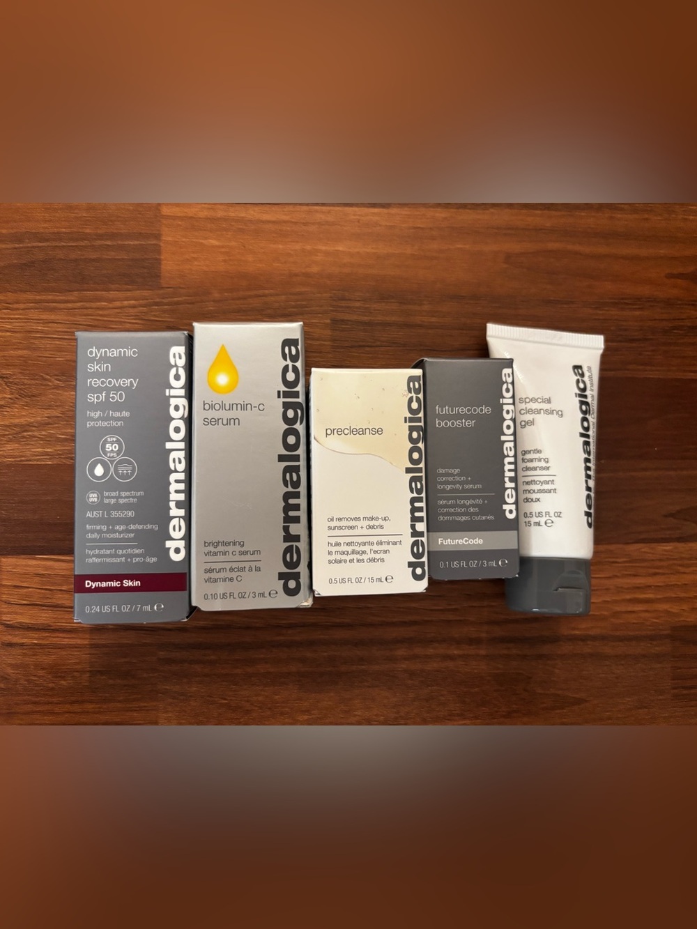 5 x $25 Dermalogica 5 piece samples New